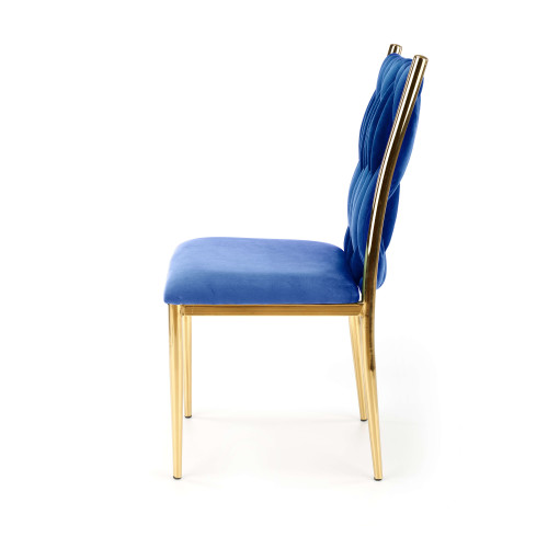 K436 chair color: dark blue / gold DIOMMI V-CH-K/436-KR-GRANATOWY/ZŁOTY