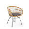 K456 chair natural/grey DIOMMI V-CH-K/456-KR