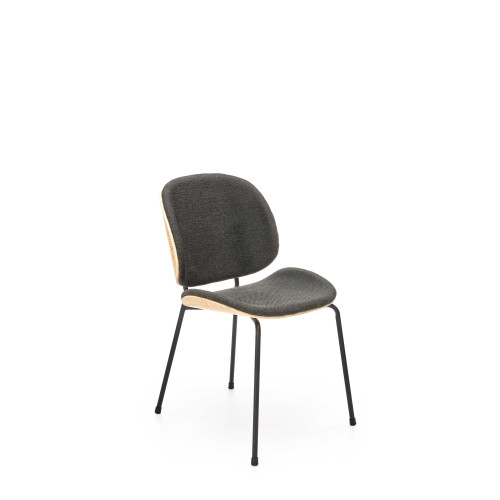 K467 chair natural oak / dark grey DIOMMI V-CH-K/467-KR