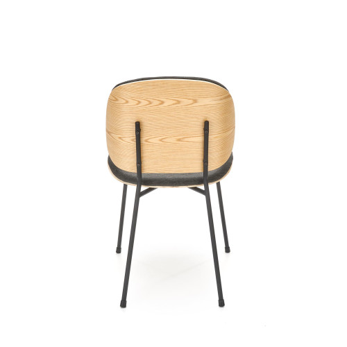 K467 chair natural oak / dark grey DIOMMI V-CH-K/467-KR K467 chair natural oak / dark grey DIOMMI V-CH-K/467-KR