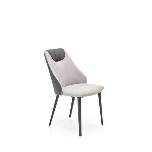 K470 chair light grey/dark grey DIOMMI V-CH-K/470-KR-J.POPIEL/C.POPIEL