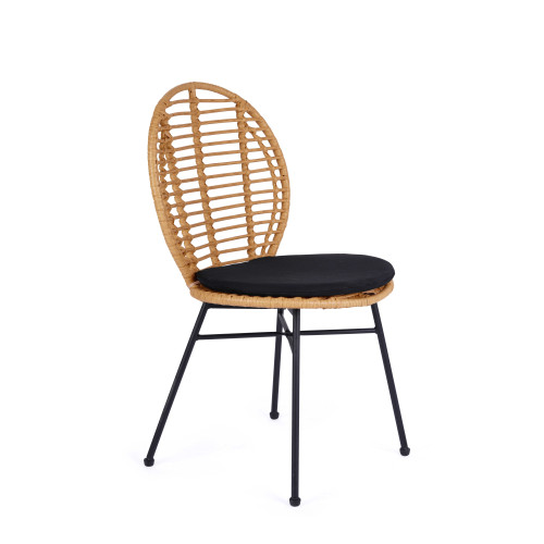 K472 chair natural/black DIOMMI V-CH-K/472-KR