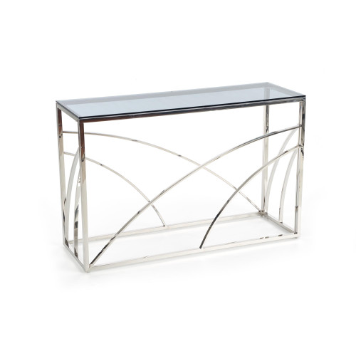 Console KN5 glass and metal 120x40x78cm chrome DIOMMI V-CH-KN/5-KONSOLKA Console KN5 glass and metal 120x40x78cm chrome DIOMMI V-CH-KN/5-KONSOLKA