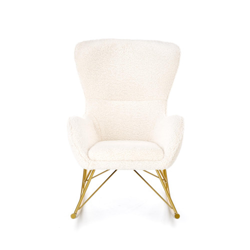LIBERTO leisure armchair cream / gold DIOMMI V-CH-LIBERTO-FOT-KREMOWY LIBERTO leisure armchair cream / gold DIOMMI V-CH-LIBERTO-FOT-KREMOWY