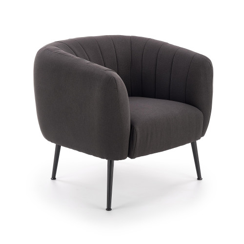 LUSSO l. chair: color: dark grey DIOMMI V-CH-LUSSO-FOT-C.POPIEL
