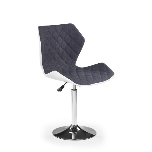 MATRIX 2 bar stool, color: white / grey DIOMMI V-CH-MATRIX_2-FOT-POPIEL