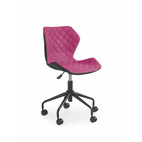MATRIX children chair, color: black / pink DIOMMI V-CH-MATRIX-FOT-RÓŻOWY