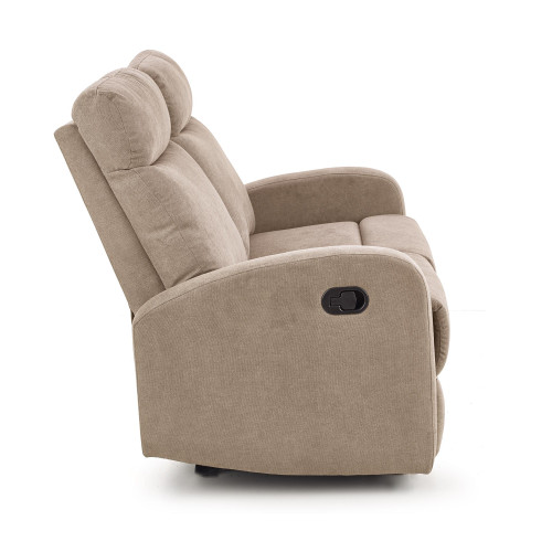 OSLO 2S sofa with recliner fucntion color: beige DIOMMI V-CH-OSLO_2S-SOFA-BEŻOWY OSLO 2S sofa with recliner fucntion color: beige DIOMMI V-CH-OSLO_2S-SOFA-BEŻOWY
