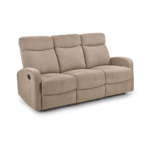 OSLO 3S sofa with recliner function color: beige DIOMMI V-CH-OSLO_3S-SOFA-BEŻOWY