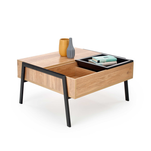 PODIUM, c.table, natural / black DIOMMI V-CH-PODIUM-LAW