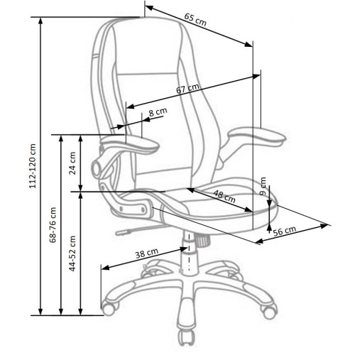 SATURN chair color: black DIOMMI V-CH-SATURN-FOT-CZARNY SATURN chair color: black DIOMMI V-CH-SATURN-FOT-CZARNY