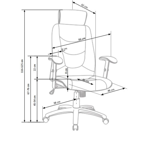STILO chair color: black DIOMMI V-CH-STILO-FOT-CZARNY STILO chair color: black DIOMMI V-CH-STILO-FOT-CZARNY