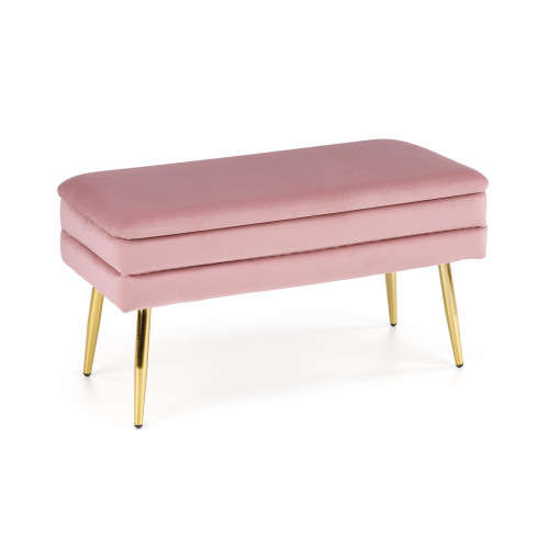 VELVA bench color: pink/gold DIOMMI V-CH-VELVA-RÓŻOWY/ZŁOTY