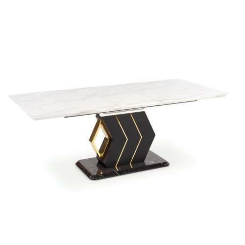 VINCENZO table white marble, leg black/gold DIOMMI V-CH-VINCENZO-ST VINCENZO table white marble, leg black/gold DIOMMI V-CH-VINCENZO-ST