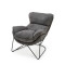 VOLKER leisure armchair dark grey/ black DIOMMI V-CH-VOLKER-FOT