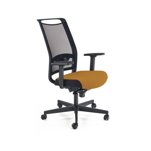 GULIETTA  office chair, color: black / mustard DIOMMI V-NS-GULIETTA-FOT-MUSZTARDOWY