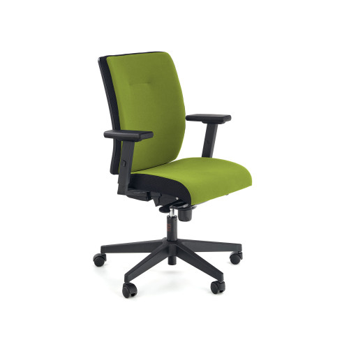 POP office chair, color: black / green DIOMMI V-NS-POP-FOT-ZIELONY