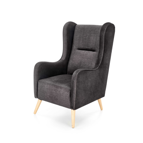 CHESTER leisure chair, color: anthracite (fabric 17. Charcoal) DIOMMI V-PL-CHESTER_2-FOT-ANTRACYTOWY