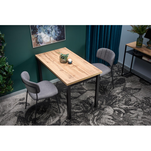 COBALT table, color: wotan oak/black DIOMMI V-PL-COBALT-ST
