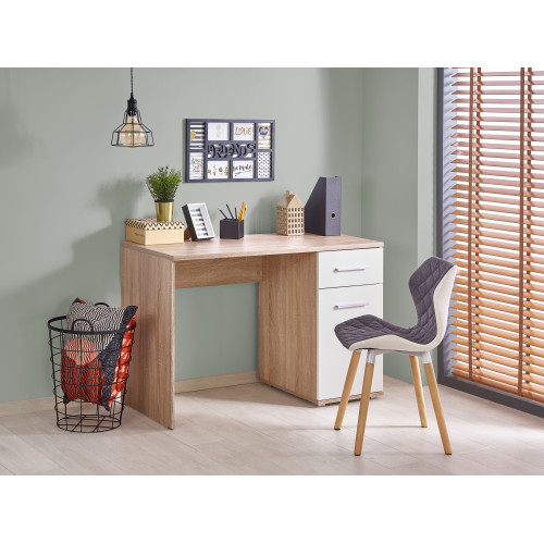 LIMA B-1 desk, color: white / sonoma oak DIOMMI V-PL-LIMA-B1-BIAŁY/SONOMA LIMA B-1 desk, color: white / sonoma oak DIOMMI V-PL-LIMA-B1-BIAŁY/SONOMA