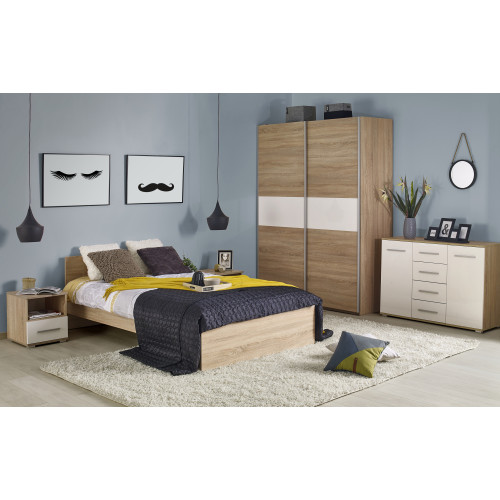 LIMA S1, color: sonoma oak / white DIOMMI V-PL-LIMA-S1-BIAŁY/SONOMA LIMA S1, color: sonoma oak / white DIOMMI V-PL-LIMA-S1-BIAŁY/SONOMA