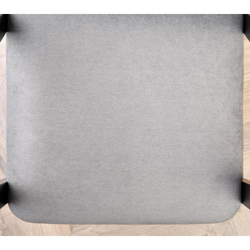AZUL chair, color: velvet - grey DIOMMI V-PL-N-AZUL-CZARNY-POPIEL AZUL chair, color: velvet - grey DIOMMI V-PL-N-AZUL-CZARNY-POPIEL
