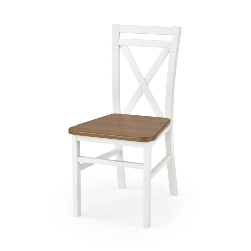DARIUSZ 2 chair color: white / alder DIOMMI V-PL-N-DARIUSZ_2-BIAŁY/OLCHA