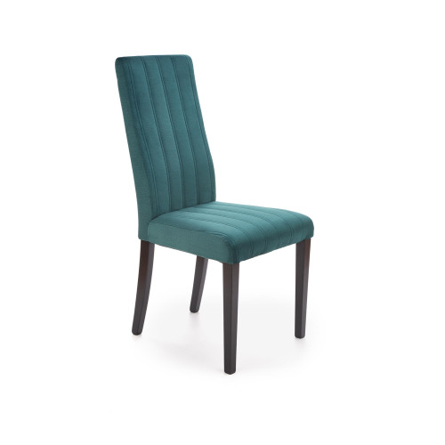 DIEGO 2 chair, color: quilted velvet Stripes - MONOLITH 37 DIOMMI V-PL-N-DIEGO_2-CZARNY-MONOLITH37