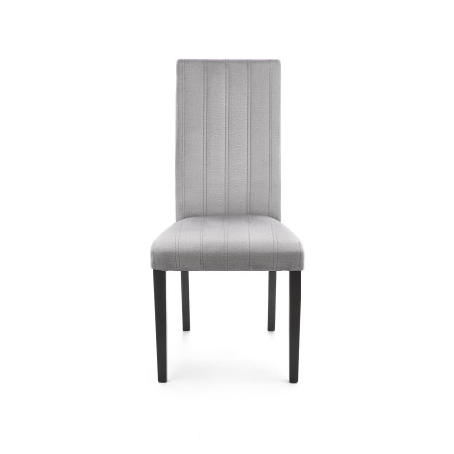 DIEGO 2 chair, color: quilted velvet Stripes - MONOLITH 85 DIOMMI V-PL-N-DIEGO_2-CZARNY-MONOLITH85