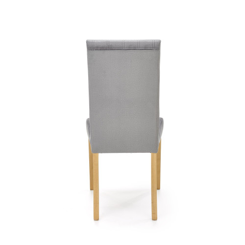 DIEGO 3 chair, color: quilted velvet Stripes - MONOLITH 85 DIOMMI V-PL-N-DIEGO_3-D.MIODOWY-MONOLITH85 DIEGO 3 chair, color: quilted velvet Stripes - MONOLITH 85 DIOMMI V-PL-N-DIEGO_3-D.MIODOWY-MONOLITH85