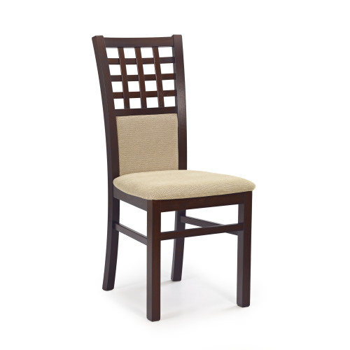 GERARD3 chair color: dark walnut/TORENT BEIGE DIOMMI V-PL-N-GERARD3-C.ORZECH-T.BEIGE