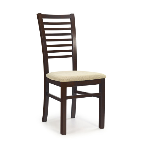 GERARD6 chair color: dark walnut/TORENT BEIGE DIOMMI V-PL-N-GERARD6-C.ORZECH-T.BEIGE