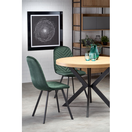 PERONI table golden oak/black DIOMMI V-PL-PERONI-ST-D.ZŁOTY/CZARNY PERONI table golden oak/black DIOMMI V-PL-PERONI-ST-D.ZŁOTY/CZARNY