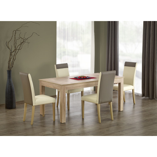 SEWERYN 160/300 cm extension table color: sonoma oak DIOMMI V-PL-SEWERYN-ST-SONOMA