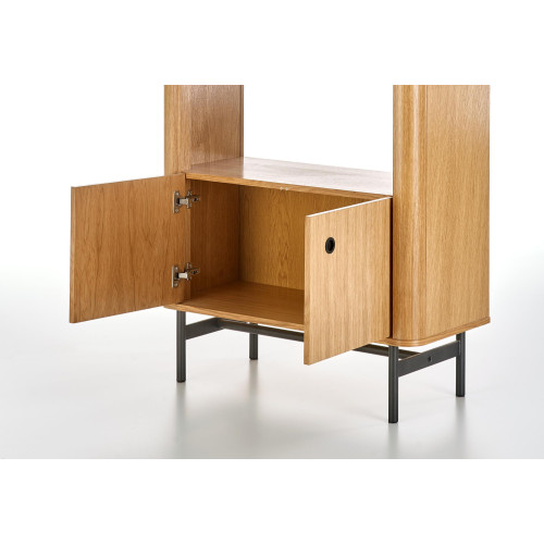 SMART REG-1 regal color: natural oak/black DIOMMI V-PL-SMART-REG-1