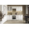 ELIZABETH 240 kitchen set, color: front - white matt, body – white, worktop – sonoma oak DIOMMI V-UA-ELIZABETH_240-BIAŁY