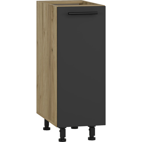 VENTO D-30/82 lower cabinet, color: craft oak/antracite DIOMMI V-UA-VENTO-D-30/82-ANTRACYT