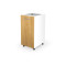 VENTO D-40/82 lower cabinet, color: white / honey oak DIOMMI V-UA-VENTO-D-40/82-D.MIODOWY