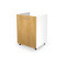 VENTO DK-60/82 sink cabinet, color: white / honey oak DIOMMI V-UA-VENTO-DK-60/82-D.MIODOWY