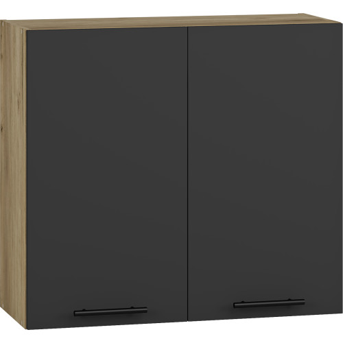 VENTO G-80/72 top cabinet, color: craft oak/antracite DIOMMI V-UA-VENTO-G-80/72-ANTRACYT