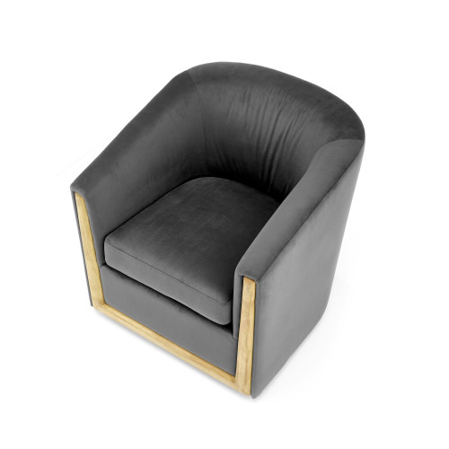 ENRICO leisure chair, grey ENRICO leisure chair, grey