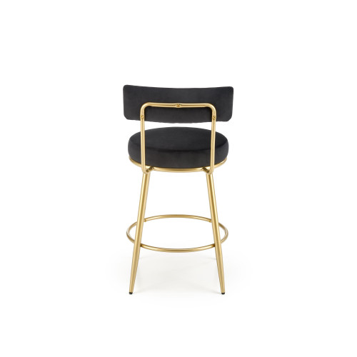 H115 bar stool, black / gold H115 bar stool, black / gold