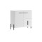 JUSTINE chest of drawers 2D2S white/ white HG