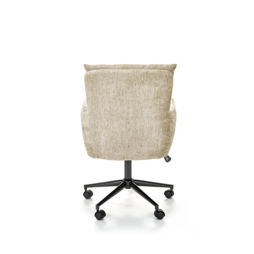 FLORES swivel armchair, light brown FLORES swivel armchair, light brown