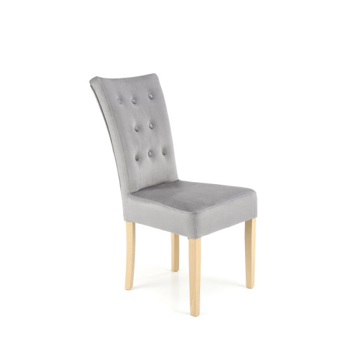 VERMONT chair, honey oak / grey Monolith 85