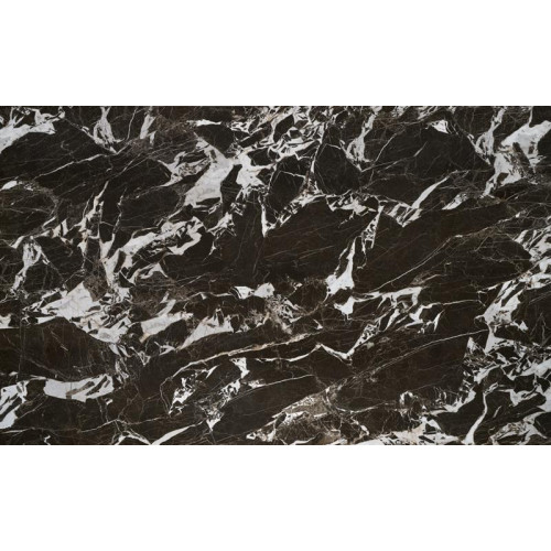 HILARIO extension table, black marble / black HILARIO extension table, black marble / black