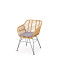 K541 chair, natural / black / grey