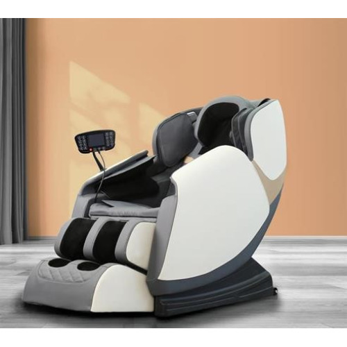 SOLARIA massage chair / heating function / colors: cream / grey / gold
