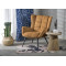 BYRON leisure chair, mustard