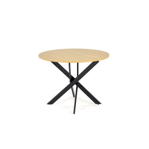 EDGAR table, top - golden oak, legs - black EDGAR table, top - golden oak, legs - black